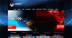 Desktop Screenshot of drakecasinoonline.com